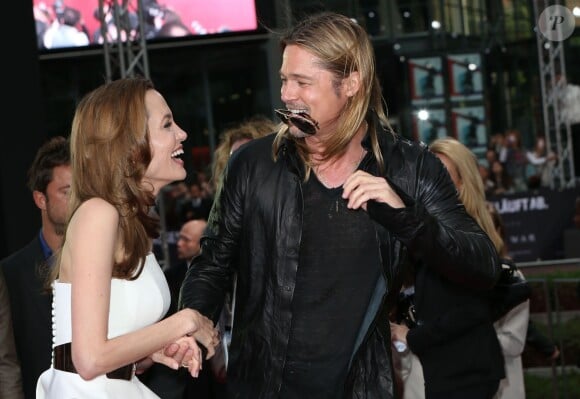 Brad Pitt et Angelina Jolie à Berlin en Allemagne le 4 juin 2013.
