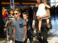 David Beckham : Papa attentionné avec ses enfants malgré un joli bobo