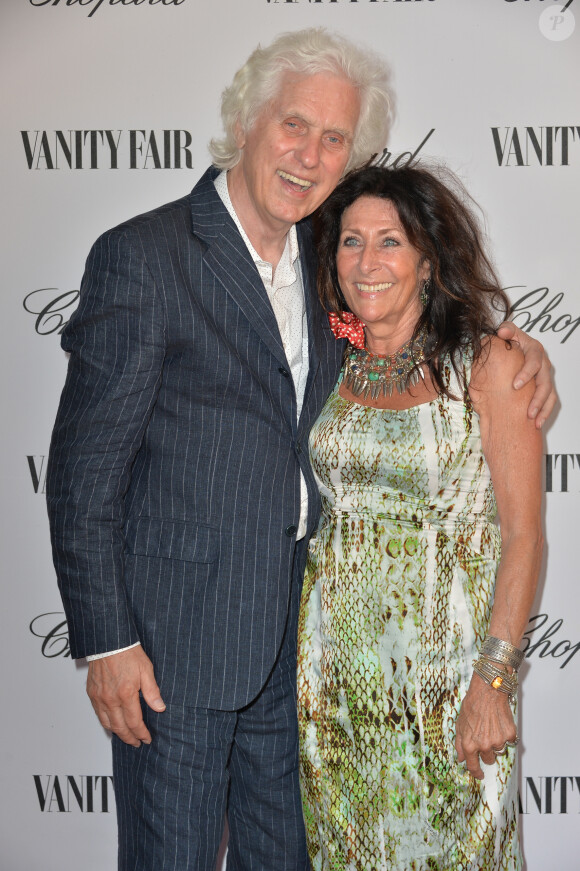 Douglas Kirkland et sa femme Françoise - Soirée Vanity Fair et Chopard lors du 71e festival international du film de Venise, le 31 août 2014