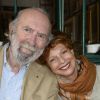 Jean-Pierre Marielle et sa femme Agathe Natanson - 19e édition de "La Forêt des livres" à Chanceaux-près-Loches, le 31 août 2014.