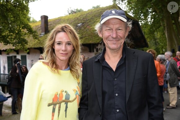 Géraldine Danon et son mari Philippe Poupon - 19e édition de "La Forêt des livres" à Chanceaux-près-Loches, le 31 août 2014.