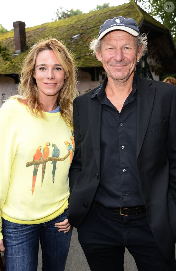 Géraldine Danon et son mari Philippe Poupon - 19ème édition de "La Forêt des livres" à Chanceaux-près-Loches, le 31 août 2014.