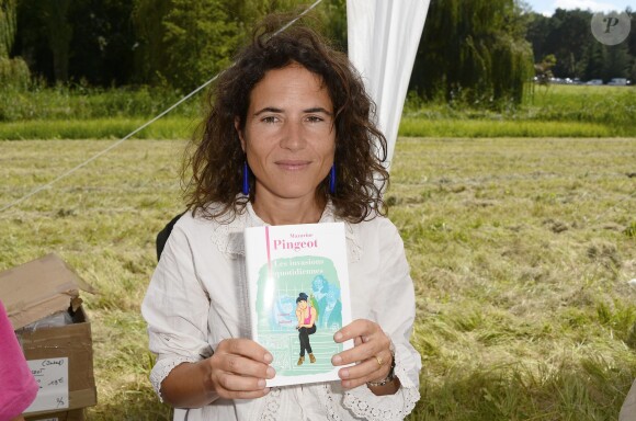 Mazarine Pingeot - 19e édition de "La Forêt des livres" à Chanceaux-près-Loches, le 31 août 2014.