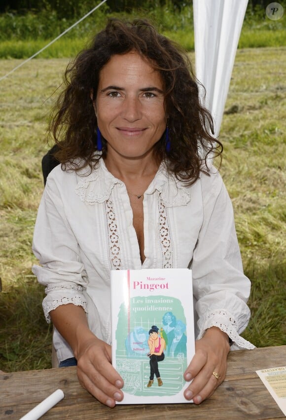Mazarine Pingeot - 19ème édition de "La Forêt des livres" à Chanceaux-près-Loches, le 31 août 2014.