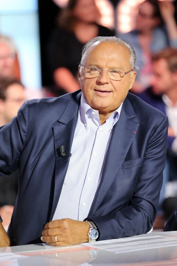 Exclusif - Gérard Louvin à la conférence de presse de rentrée de D8 et D17 "Touche Pas à Ma Rentrée", le 29 août 2013.