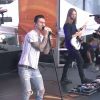 Maroon 5 interprète Maps, single extrait de son nouvel album V, pour l'émission Today. New York, le 1er septembre 2014.