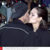 Angelina Jolie et Billy Bob Thornton à Londres le 31 juillet 2003.
