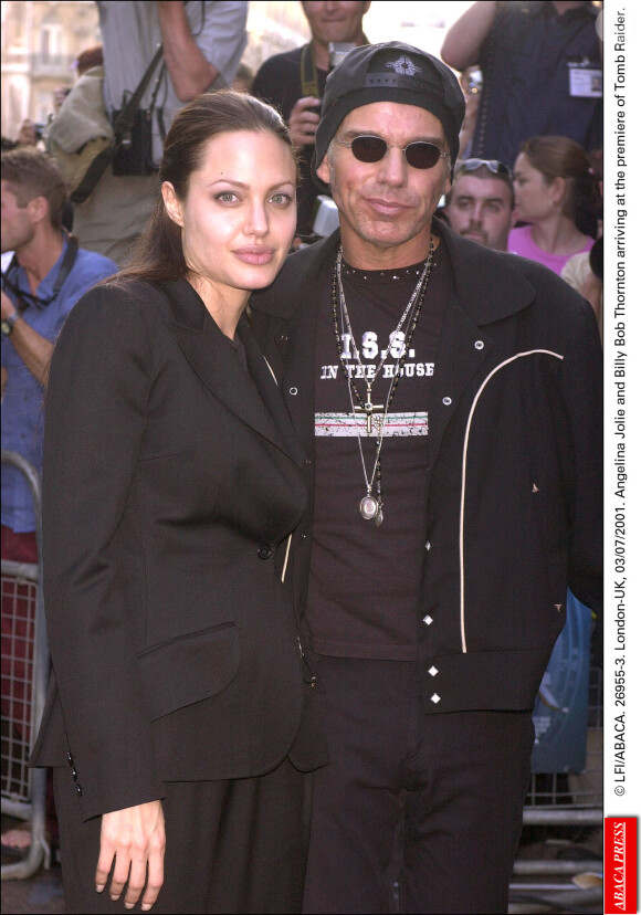 Angelina Jolie et Billy Bob Thornton en juillet 2001.
