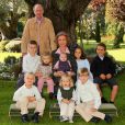 Le roi Juan Carlos Ier et la reine Sofia avec leurs petits-enfants pour les voeux du Nouvel An 2008 