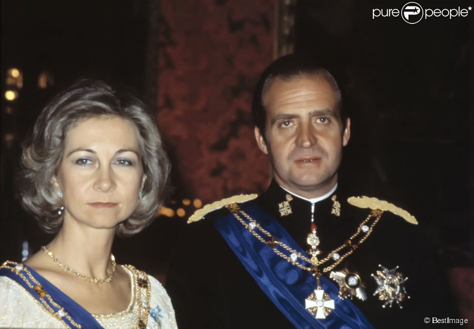  La reine Sofia et le roi Juan Carlos Ier d&#039;Espagne en 1978 