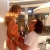 Exclusif - L'acteur Orlando Bloom, en vacances à Ibiza, avec la jeune Lykke Glommen, le 6 août 2014.