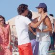  Orlando Bloom et Erica Packer sont en vacances &agrave; Ibiza, le 31 juillet 2014. Orlando Bloom est en vacances avec Erica Packer l'ex femme du fameux millionnaire James Packer. 