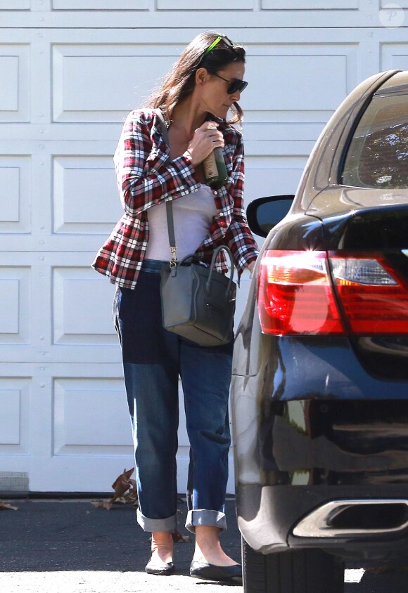 Tallulah Willis dans les rues de Los Angeles avec sa mère Demi Moore, le 5 septembre 2014.