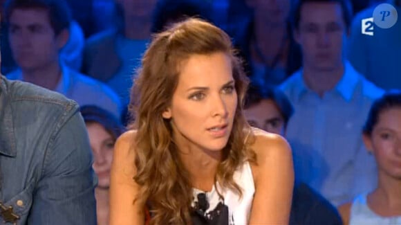 Mélissa Theuriau, invitée dans On n'est pas couché le samedi 6 septembre 2014 sur France 2.