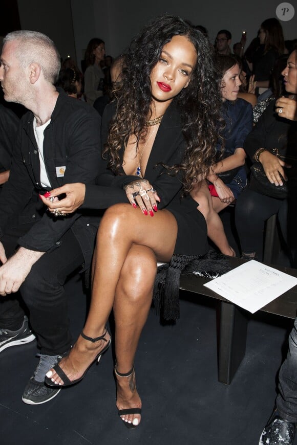 Rihanna assiste au défilé Altuzarra printemps-été 2015. New York, le 6 septembre 2014.