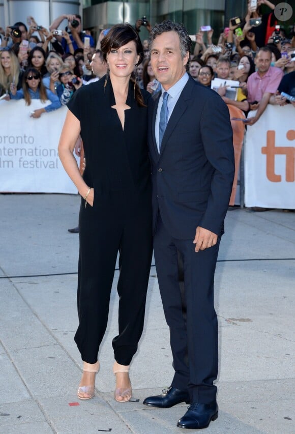 Mark Ruffalo et Sunrise Coigney lors de la présentation du film Foxcatcher au festival du film de Toronto au Canada le 8 septembre 2014