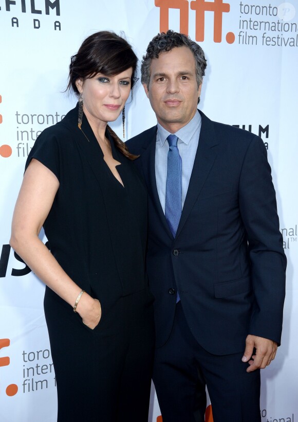 Mark Ruffalo et Sunrise Coigney lors de la présentation du film Foxcatcher au festival du film de Toronto au Canada le 8 septembre 2014