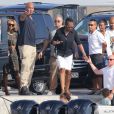 Beyoncé, Jay Z, leur fille Blue Ivy, Tina Knowles et Gloria Carter retournent sur leur yacht après avoir visité le musée Picasso. Antibes, le 9 septembre 2014.
