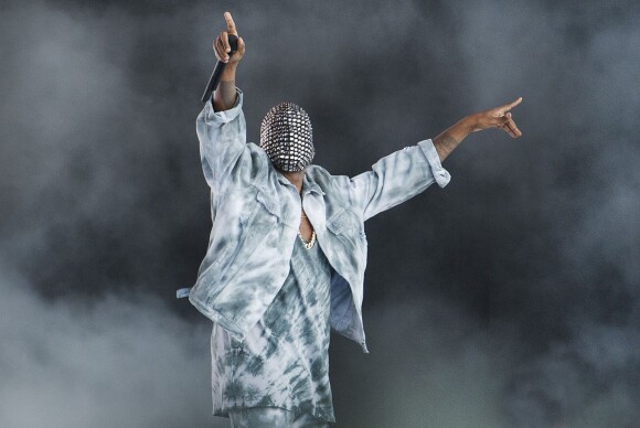 Kanye West lors du Wireless Festival à Birmingham. Le 6 juillet 2014.