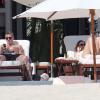 Exclusif - Bastian Schweinsteiger (29 ans) et sa compagne Sarah Brandner en vacances à Los Cabos au Mexique le 29 décembre 2013.