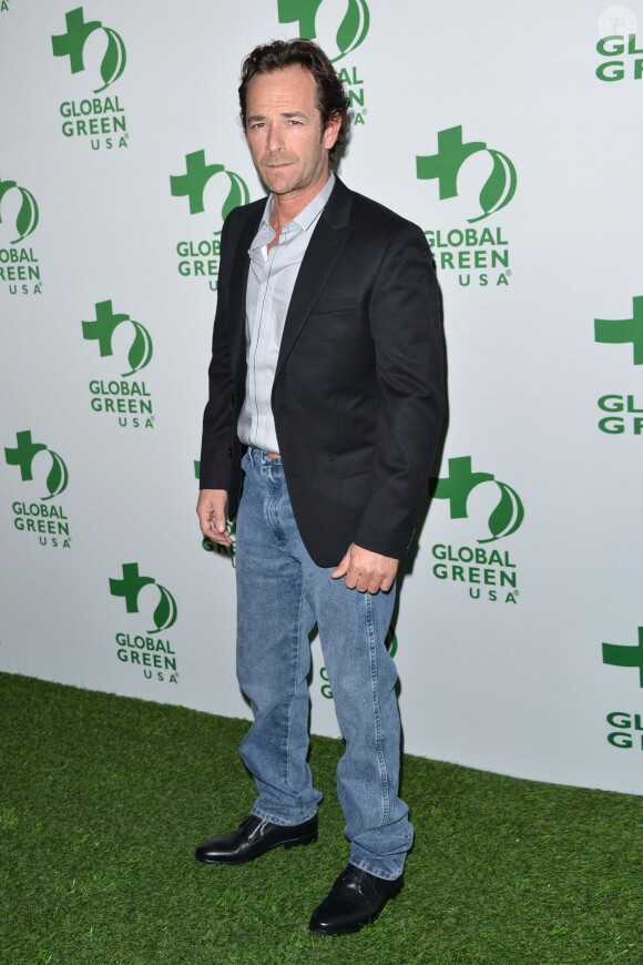 Luke Perry lors de la soirée Global Green USA PreOscar à Hollywood, le 26 février 2014