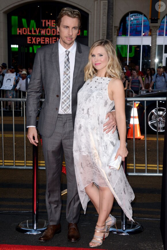 Dax Shepard et Kristen Bell enceinte à la première de This Is Where I Leave You à Los Angeles, le 15 septembre 2014.
