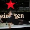 Joséphine Drai lors de la soirée Heineken Open Your World à la Gaité Lyrique à Paris, le 16 septembre 2014