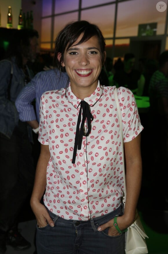 Mathilde Serrell lors de la soirée Heineken Open Your World à la Gaité Lyrique à Paris, le 16 septembre 2014