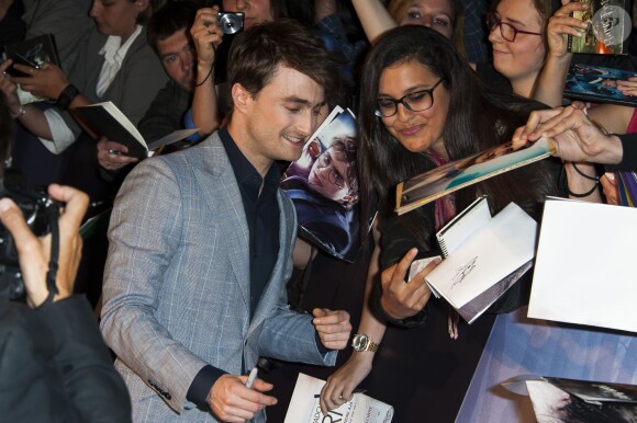 Daniel Radcliffe - Avant première du film "Horns" au Gaumont Marignan à Paris le 16 septembre 2014.