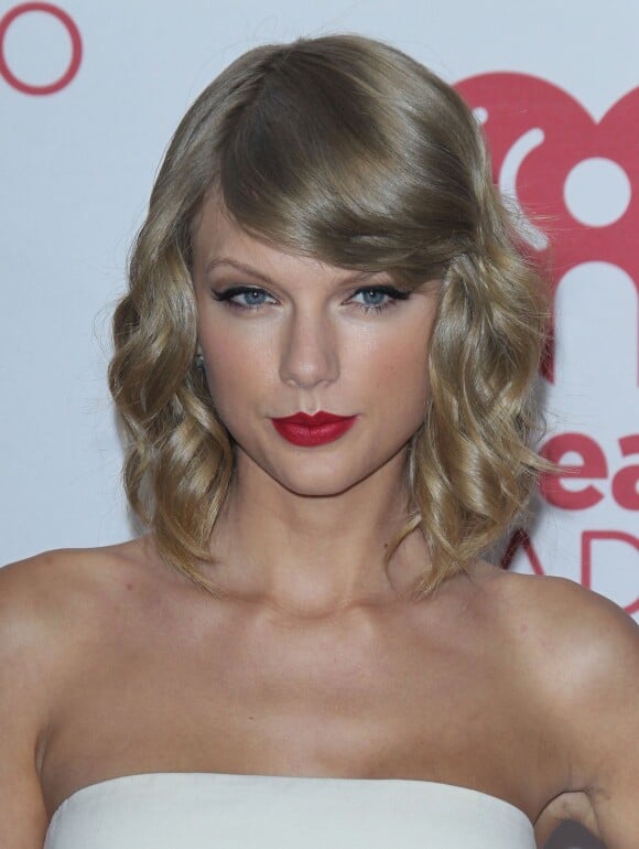 Taylor Swift lors de l'iHeartRadio Music Festival qui avait lieu au MGM Grand Garden Arena de Las Vegas le 19 septembre 2014.