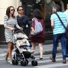 Tamara Ecclestone, son mari Jay Rutland et leur adorable fillette Sophia à Paris le 20 septembre 2014