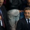 Nicolas Sarkozy - Nicolas Sarkozy assiste au match de football entre le PSG et Lyon au Parc des Princes à Paris le 21 septembre 2014.
