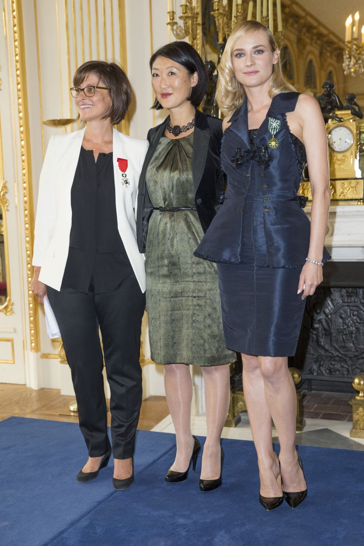 Photo Mich le Fitoussi Fleur Pellerin et Diane Kruger Remise