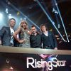 EXCLUSIF - Rising Star 2014. Le Jury : Cali, Cathy Guetta, David Hallyday, Morgan Serrano lors du Kick Off de l émission Rising Star à la cité du Cinema qui sera diffusé sur M6 à partir du Jeudi 25 septembre, Saint Denis, France le 15 septembre 2014.