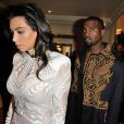 Kim Kardashian, Kayne West and Kris Jenner attending Balmain's Spring-Summer 2015 Ready-To-Wear collection show held at the Palais de Tokyo in Paris, France, on September 25, 2014. Photo by Alban Wyters/ABACAPRESS.COM25/09/2014 - Paris