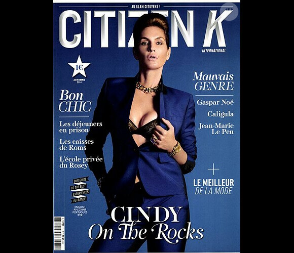 Cindy Crawford en couverture du magazine Citizen K