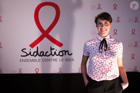 Exclusif - Alessandra Sublet - Enregistrement de l'émission du "Sidaction 2014 : La télé chante contre le Sida" le 25 mars 2014 au thêatre Mogador, à Paris.