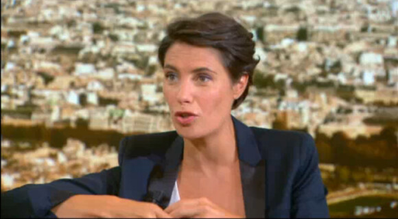 Alessandra Sublet, invitée du Tube sur Canal+, le samedi 27 septembre 2014.