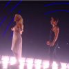 Brian Joubert et Katrina Patchett dans Danse avec les stars 5, sur TF1, le samedi 27 septembre 2014
