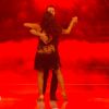 Elisa Tovati et Christian Millette dans Danse avec les stars 5, sur TF1, le samedi 27 septembre 2014