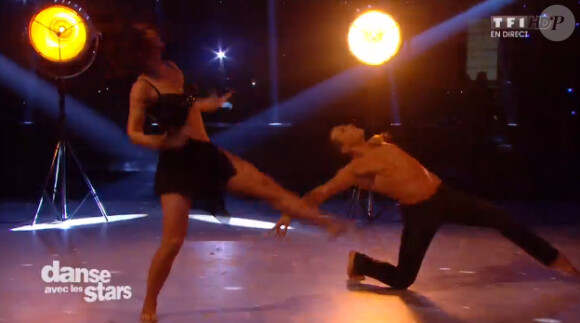 Nathalie Péchalat et Grégoire Lyonnet dans Danse avec les stars 5, sur TF1, le samedi 27 septembre 2014