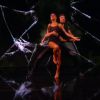 Joyce Jonathan et Julien Brugel dans Danse avec les stars 5, sur TF1, le samedi 27 septembre 2014