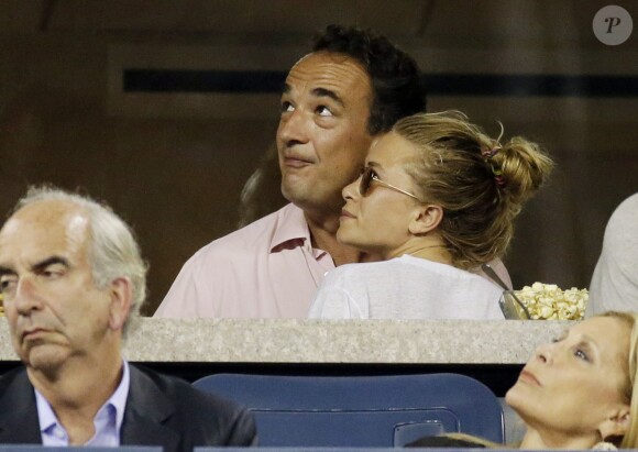 Mary-Kate Olsen et Olivier Sarkozy le 1er septembre 2014 à l'US Open à l'USTA Billie Jean King National Tennis Center de New York