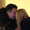 Exclusif - Mary-Kate Olsen et son petit ami Olivier Sarkozy quittent Paris depuis l'aéroport Roissy-Charles de Gaulle après avoir passé quelques jours à Paris le 6 janvier 2013.