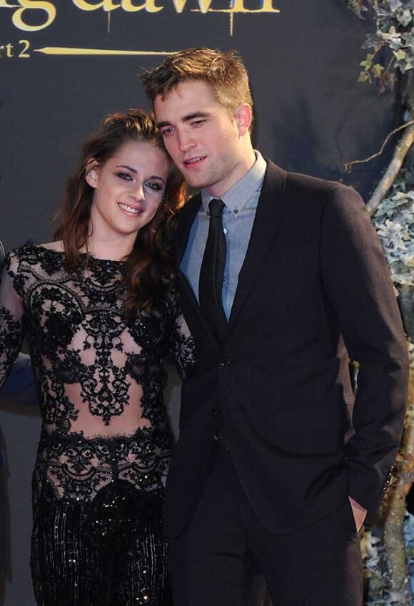 Kristen Stewart et Robert Pattinson à Londres, le 14 novembre 2012.