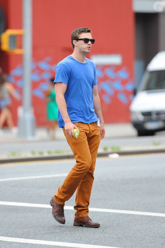Nicholas Hoult à New York, le 11 juillet 2013.
