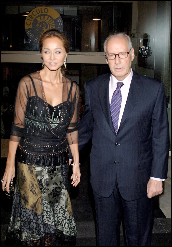 Isabel Preysler (maman d'Enrique Iglesias) et son mari Miguel Boyer à Madrid le 8 juin 2006.