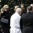  Les obs&egrave;ques du p&egrave;re de Nicole Kidman, Antony, &agrave; North Shore pr&egrave;s de Sydney en Australie, en l'&eacute;glise Saint-Fran&ccedil;ois-Xavier, le 19 septembre 2014 