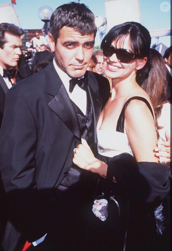 George Clooney et Karen Duffy en juin 2011.