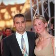  C&eacute;line Balitran et George Clooney &agrave; Deauville en 1998 